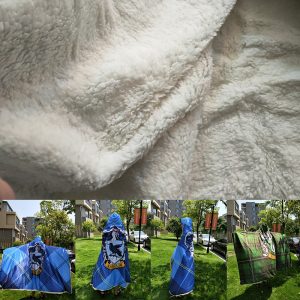 Poly Sherpa Hooded Blanket