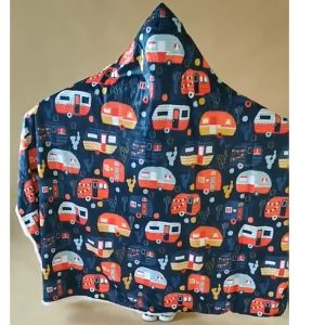 kid size hooded blanket from Lefovs export